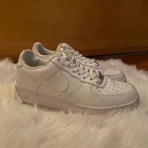 white Air Force 1s